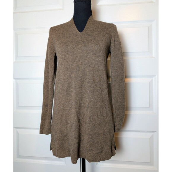 Vintage Parisian Signature Size M Italian Fine Merino Wool Sweater Tunic Luxury - Picture 2 of 11